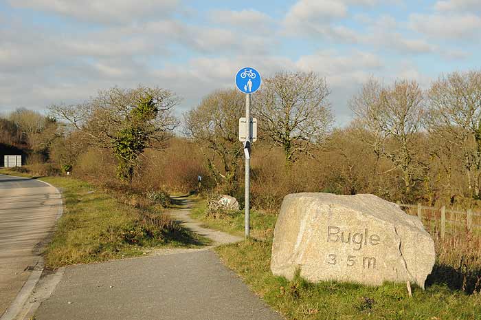 Clay trail, leaving the Eden Project, near St Austell